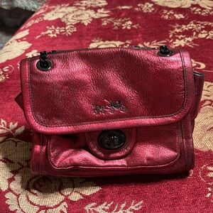 Coach red purse